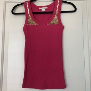 Sequin detail tank